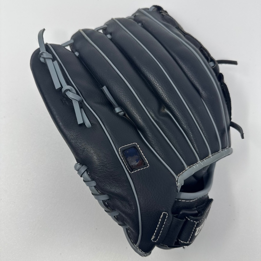 Wilson A360 Baseball Glove Black Grey Leather Right Hand Throw 12 Inch WTA0360